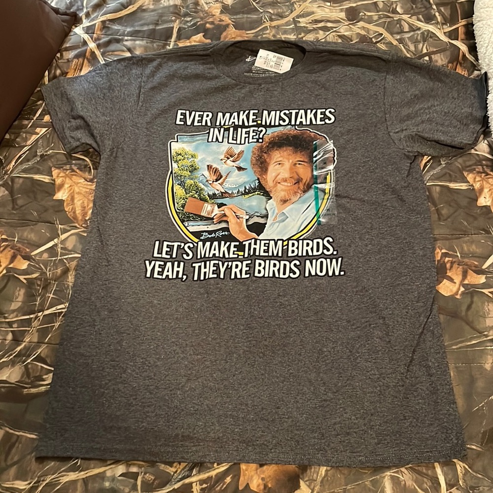 NWT Bob Ross tshirt